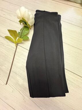 H&M Black Ribbed Waistband Ponte Leggings